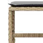 Set comedor de jardín 9 pzas con cojines ratán sintético beige de , Conjuntos de jardín - Ref: Foro24-3210780, Precio: 404,68...