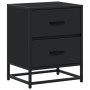 Mesitas de noche 2 uds madera ingeniería negro 40x31x50 cm de , Mesitas de noche - Ref: Foro24-848675, Precio: 90,37 €, Descu...