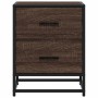 Mesita de noche madera de ingeniería marrón roble 40x31x50 cm de , Mesitas de noche - Ref: Foro24-848682, Precio: 52,05 €, De...