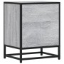 Mesita de noche madera de ingeniería gris Sonoma 40x31x50 cm de , Mesitas de noche - Ref: Foro24-848680, Precio: 52,83 €, Des...