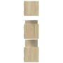 Estantes pared 3 uds madera ingeniería roble Sonoma 80x18x18 cm de , Estantes y estanterías - Ref: Foro24-853292, Precio: 34,...