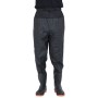 Vadeador de cintura con botas negro talla 40 de , Vadeadores para caza y para pesca - Ref: Foro24-4017019, Precio: 34,47 €, D...