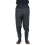 Vadeador de cintura con botas negro talla 46 de , Vadeadores para caza y para pesca - Ref: Foro24-4017025, Precio: 37,69 €, D...