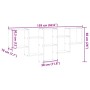 Estantería de pared madera ingeniería roble Sonoma 159x18x66cm de , Estantes y estanterías - Ref: Foro24-853301, Precio: 52,8...