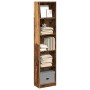 Estantería madera de ingeniería color envejecido 40x24x176 cm de , Librerías y estanterías - Ref: Foro24-857799, Precio: 53,8...