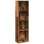 Estantería madera de ingeniería color envejecido 40x24x176 cm de , Librerías y estanterías - Ref: Foro24-857799, Precio: 53,8...