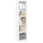 Estantería de madera de ingeniería blanca 40x24x176 cm de , Librerías y estanterías - Ref: Foro24-857792, Precio: 54,57 €, De...