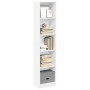 Estantería de madera de ingeniería blanca 40x24x176 cm de , Librerías y estanterías - Ref: Foro24-857792, Precio: 54,91 €, De...