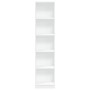 Estantería de madera de ingeniería blanca 40x24x176 cm de , Librerías y estanterías - Ref: Foro24-857792, Precio: 54,91 €, De...