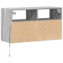Mueble de TV de pared con luces LED gris Sonoma 80x31x45 cm de , Muebles TV - Ref: Foro24-852332, Precio: 65,13 €, Descuento: %
