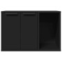 Mueble arenero de gatos madera ingeniería negro 60x40x40 cm de , Mobiliario para gatos - Ref: Foro24-857725, Precio: 56,71 €,...