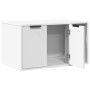 Mueble arenero para gatos madera ingeniería blanco 80x50x45 cm de , Mobiliario para gatos - Ref: Foro24-857733, Precio: 66,56...