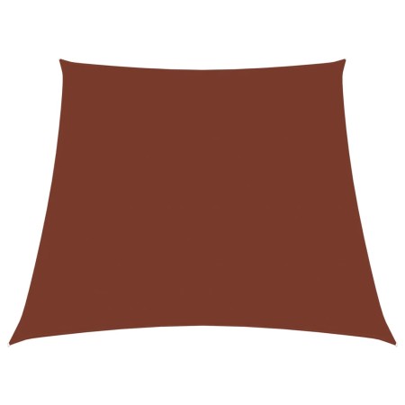 Toldo de vela trapezoidal de tela oxford terracota 3/5x4 m de vidaXL, Sombrillas - Ref: Foro24-135408, Precio: 51,62 €, Descu...