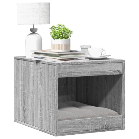 Mueble arenero para gatos madera gris Sonoma 47x59x42 cm de , Mobiliario para gatos - Ref: Foro24-857765, Precio: 49,26 €, De...