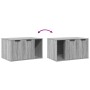 Mueble arenero para gatos madera gris Sonoma 80x50x45 cm de , Mobiliario para gatos - Ref: Foro24-857738, Precio: 76,61 €, De...