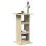 Mesa alta bar con almacenaje madera roble Sonoma 60x60x102 cm de , Mesas de cocina y de comedor - Ref: Foro24-854330, Precio:...