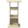 Mesa alta bar con almacenaje madera roble Sonoma 60x60x102 cm de , Mesas de cocina y de comedor - Ref: Foro24-854330, Precio:...