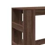 Mesa alta bar con estantes marrón roble 90x40x103,5 cm de , Mesas de cocina y de comedor - Ref: Foro24-854379, Precio: 77,13 ...