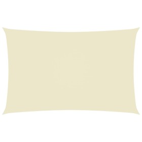 Toldo de vela rectangular tela Oxford color crema 3x6 m de vidaXL, Sombrillas - Ref: Foro24-135213, Precio: 43,31 €, Descuent...