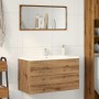 Armario pared baño madera ingeniería artisian 80x38,5x45 cm de , Muebles de baño - Ref: Foro24-856247, Precio: 76,18 €, Descu...