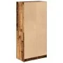 Aparador con puertas madera ingeniería envejecida 68x37x142 cm de , Aparadores - Ref: Foro24-3318722, Precio: 136,96 €, Descu...