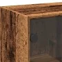 Aparador con puertas madera ingeniería envejecida 68x37x142 cm de , Aparadores - Ref: Foro24-3318722, Precio: 136,96 €, Descu...