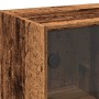 Aparador con puertas madera ingeniería envejecida 68x37x142 cm de , Aparadores - Ref: Foro24-3318722, Precio: 138,94 €, Descu...