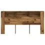 Cabecero armario madera ingeniería envejecida 200x18,5x102,5 cm de , Taquillas y armarios de almacenamiento - Ref: Foro24-856...
