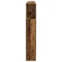 Cabecero armario madera ingeniería envejecida 200x18,5x102,5 cm de , Taquillas y armarios de almacenamiento - Ref: Foro24-856...