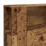 Cabecero armario madera ingeniería envejecida 200x18,5x102,5 cm de , Taquillas y armarios de almacenamiento - Ref: Foro24-856...