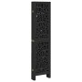 Biombo separador de 6 paneles madera maciza Paulownia negro de , Divisores de ambientes - Ref: Foro24-358761, Precio: 153,22 ...