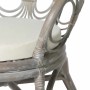 Silla de comedor con cojín ratán natural gris y lino en Sillas de comedor | Comprar online en Foru.es