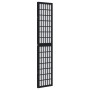 Biombo separador de 3 paneles madera maciza Paulownia negro de , Divisores de ambientes - Ref: Foro24-358768, Precio: 99,16 €...