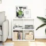 Librería divisora madera ingeniería blanca 69,5x29x69,5 cm de , Librerías y estanterías - Ref: Foro24-858003, Precio: 43,73 €...