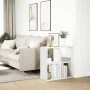 Librería divisora madera ingeniería blanca 69,5x29x69,5 cm de , Librerías y estanterías - Ref: Foro24-858003, Precio: 43,73 €...