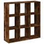 Librería divisora madera roble ahumado 102x29x103,5 cm de , Librerías y estanterías - Ref: Foro24-858043, Precio: 76,35 €, De...