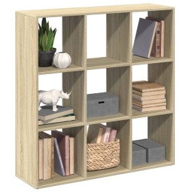 Librería divisor madera ingeniería roble Sonoma 102x29x103,5 cm de , Librerías y estanterías - Ref: Foro24-858041, Precio: 80...