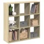 Librería divisor madera ingeniería roble Sonoma 102x29x103,5 cm de , Librerías y estanterías - Ref: Foro24-858041, Precio: 79...