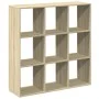 Librería divisor madera ingeniería roble Sonoma 102x29x103,5 cm de , Librerías y estanterías - Ref: Foro24-858041, Precio: 79...