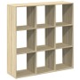 Librería divisor madera ingeniería roble Sonoma 102x29x103,5 cm de , Librerías y estanterías - Ref: Foro24-858041, Precio: 80...