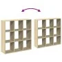 Librería divisor madera ingeniería roble Sonoma 102x29x103,5 cm de , Librerías y estanterías - Ref: Foro24-858041, Precio: 79...