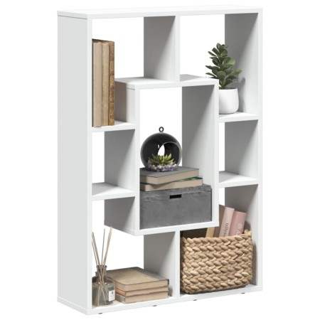 Estantería de madera de ingeniería blanco 63x20x90 cm de , Librerías y estanterías - Ref: Foro24-858138, Precio: 47,11 €, Des...