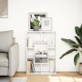 Estantería de madera de ingeniería blanco 63x20x90 cm de , Librerías y estanterías - Ref: Foro24-858138, Precio: 47,11 €, Des...