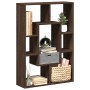 Estantería de madera de ingeniería marrón roble 63x20x90 cm de , Librerías y estanterías - Ref: Foro24-858144, Precio: 50,66 ...