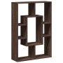 Estantería de madera de ingeniería marrón roble 63x20x90 cm de , Librerías y estanterías - Ref: Foro24-858144, Precio: 50,66 ...
