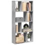 Estantería de madera de ingeniería gris hormigón 60x20x120 cm de , Librerías y estanterías - Ref: Foro24-858150, Precio: 60,7...