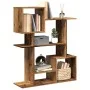 Librería divisora madera ingeniería envejecida 92x29x112 cm de , Librerías y estanterías - Ref: Foro24-858127, Precio: 66,36 ...