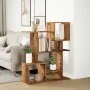 Librería divisora madera ingeniería envejecida 92x29x112 cm de , Librerías y estanterías - Ref: Foro24-858127, Precio: 66,36 ...