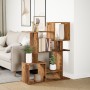 Librería divisora madera ingeniería envejecida 92x29x112 cm de , Librerías y estanterías - Ref: Foro24-858127, Precio: 67,32 ...