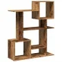 Librería divisora madera ingeniería envejecida 92x29x112 cm de , Librerías y estanterías - Ref: Foro24-858127, Precio: 66,36 ...